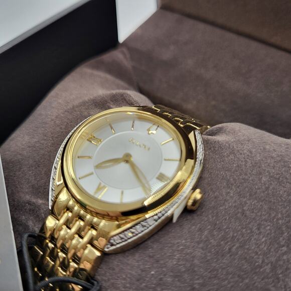 Bulova Classic Diamond Stainless Steel Quartz Ladies Watch main image 6